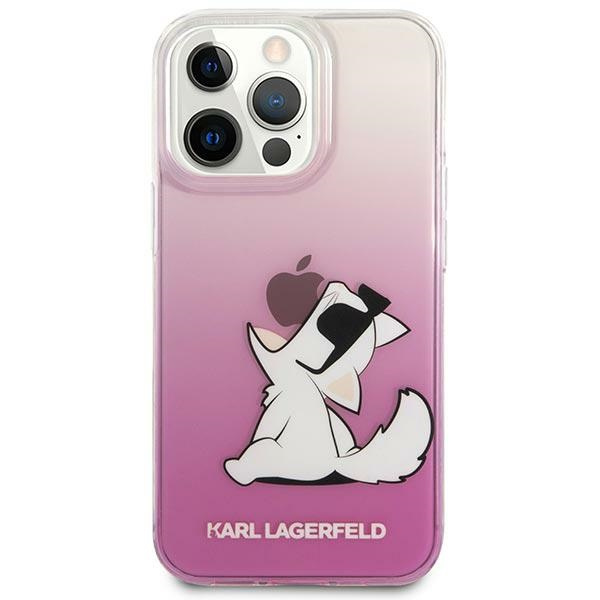 Karl Lagerfeld KLHCP14XCFNRCPI Apple iPhone 14 Pro Max hardcase pink Choupette Fun