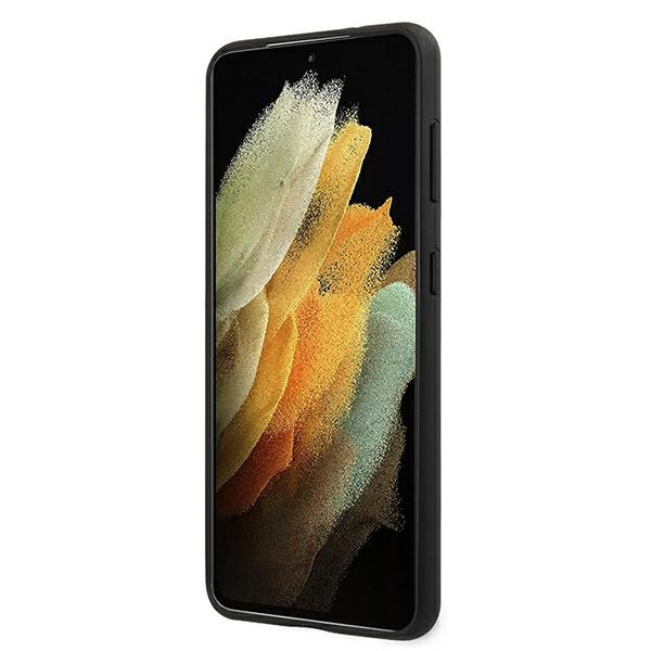 BMW BMHCS21MSLLBK Samsung Galaxy S21+ Plus black hardcase Signature Logo Imprint