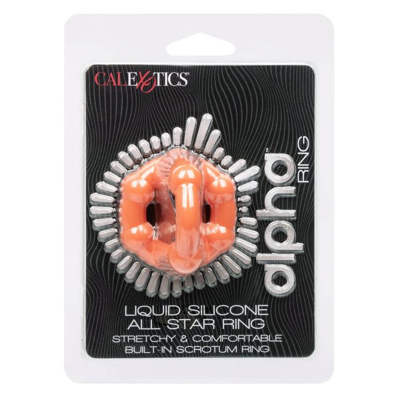 CALIFORNIA EXOTICS ALPHA ALL STAR RING ORANGE CALIFORNIA EXOTICS ALPHA ALL STAR RING ORANGE