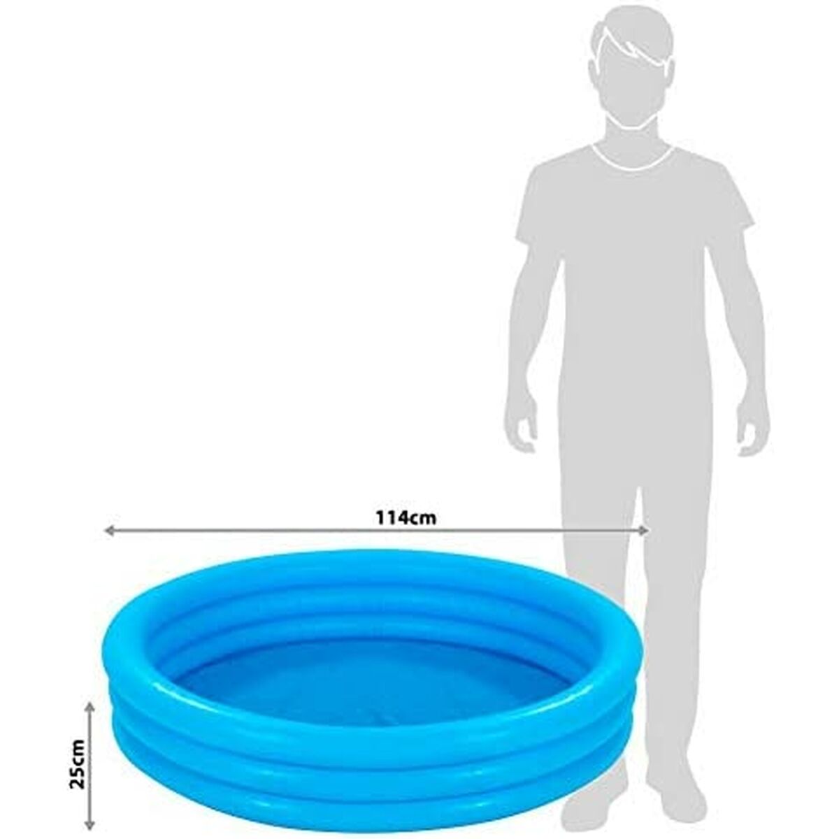 Inflatable Paddling Pool for Children Intex 59416 114 x 25 cm