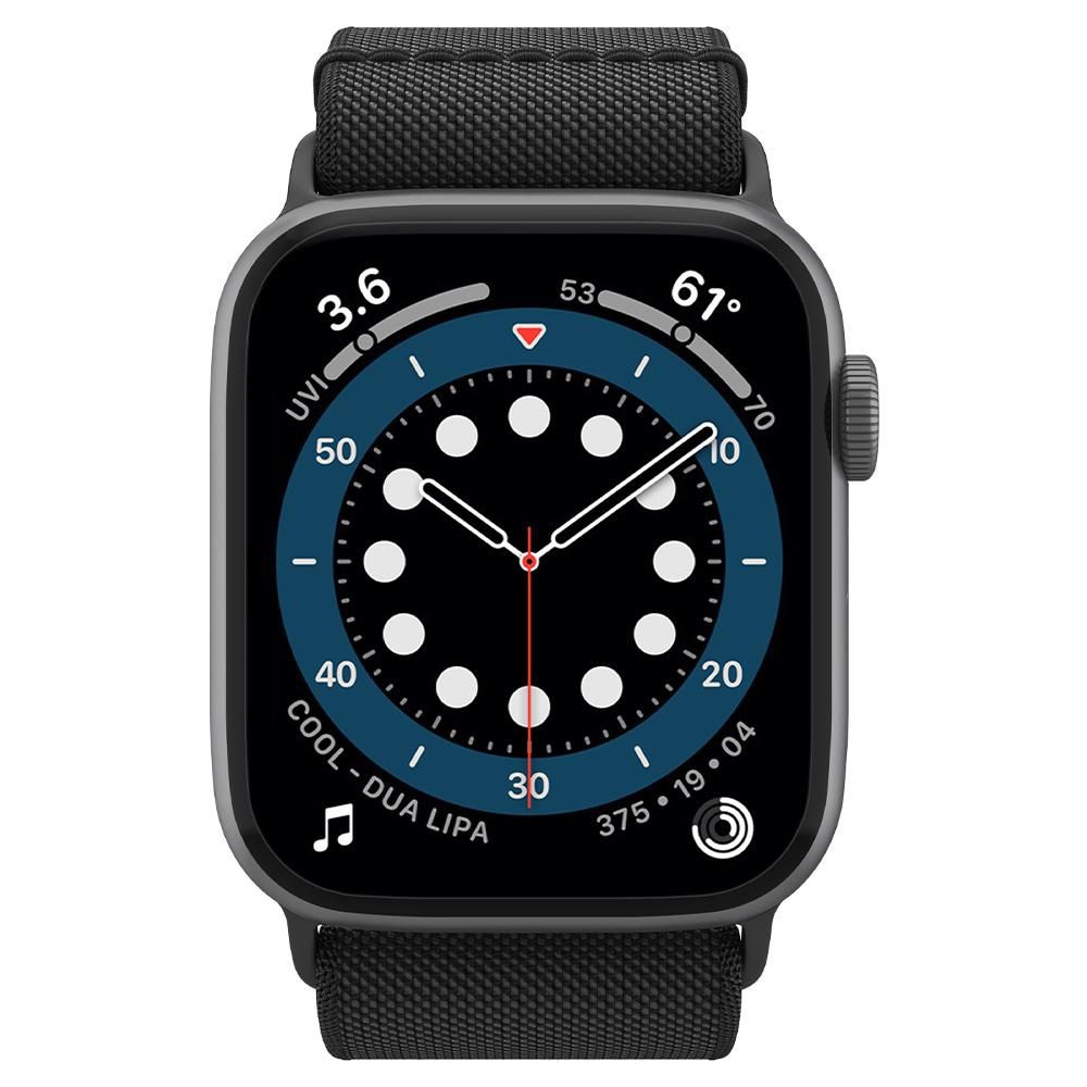 Spigen Fit Lite Strap Apple Watch 4/5/6/SE 44mm Black