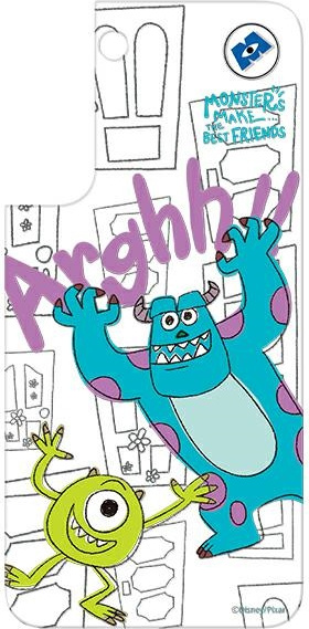 Samsung Galaxy S22+ Plus GP-TOS906HIAGW to Frame Cover Disney Monsters white