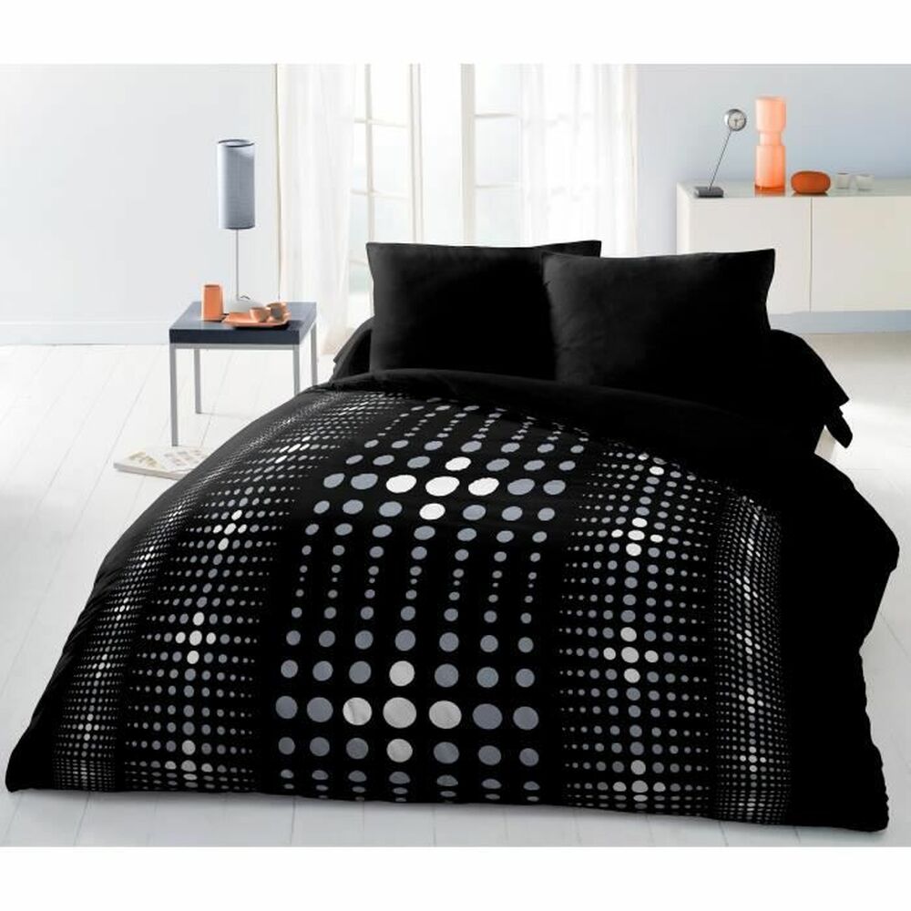 Nordic cover HOME LINGE PASSION Steevy Black 220 x 240 cm