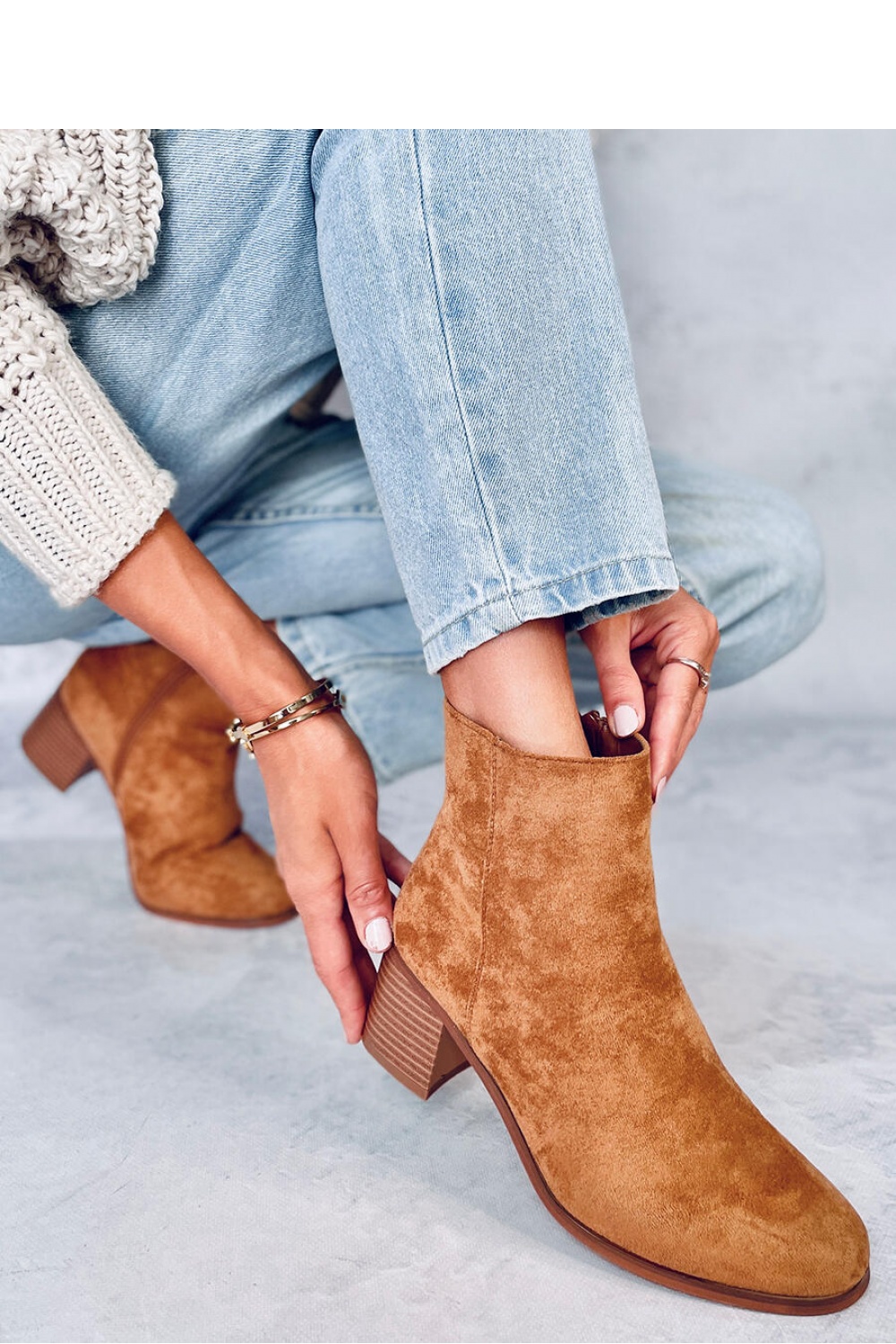  Heel boots model 186255 Inello  brown
