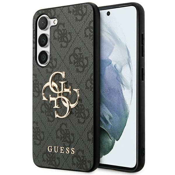 Guess GUHCSA354GMGGR Samsung Galaxy A35 hardcase 4G Big Metal Logo black