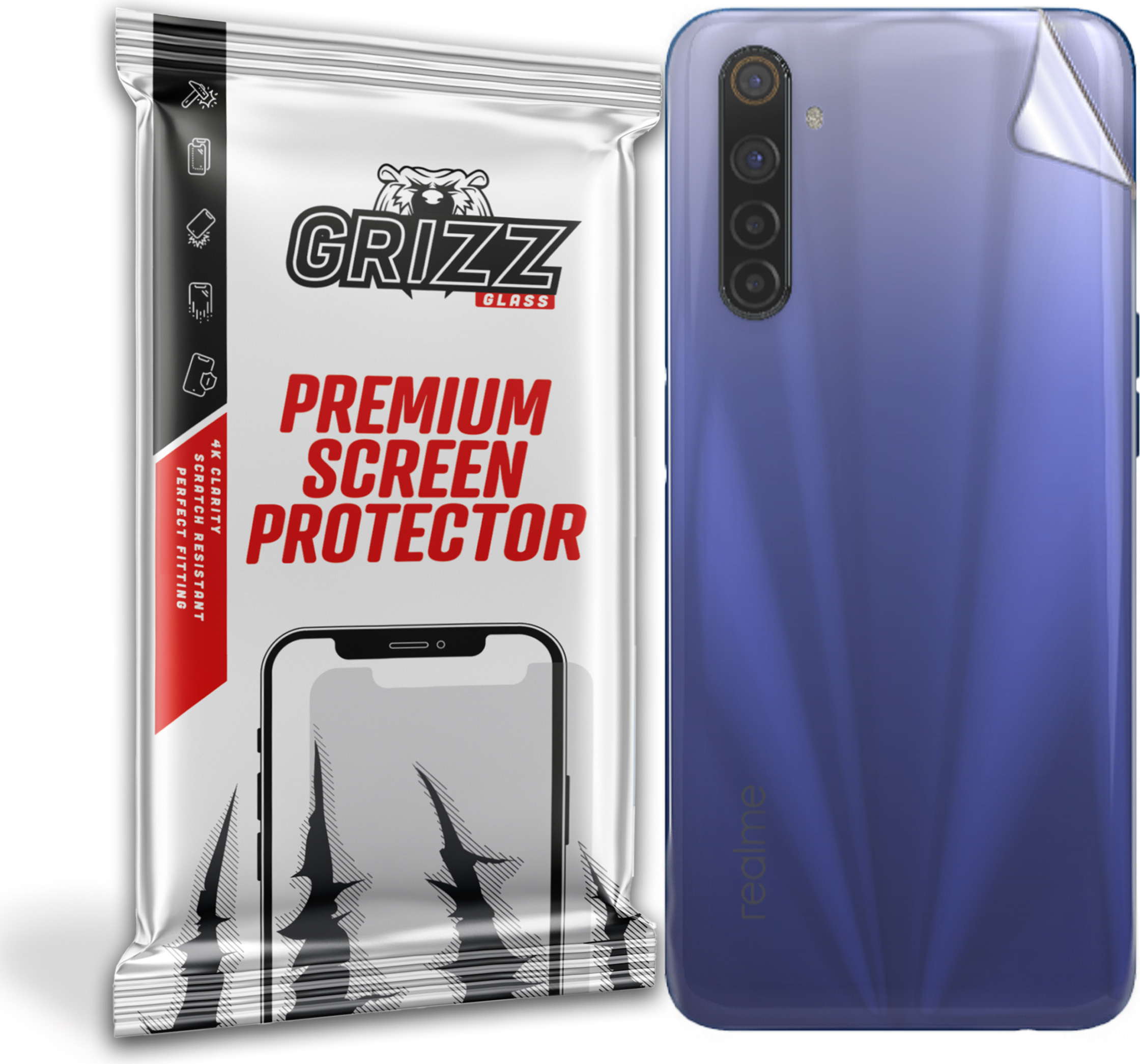 GrizzGlass SatinSkin Realme 6