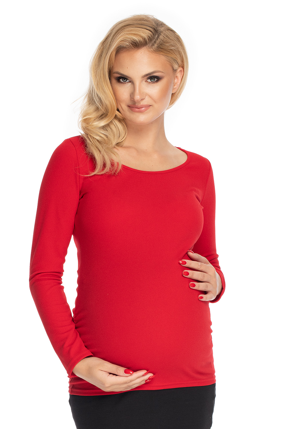  Blouse model 147519 PeeKaBoo  red