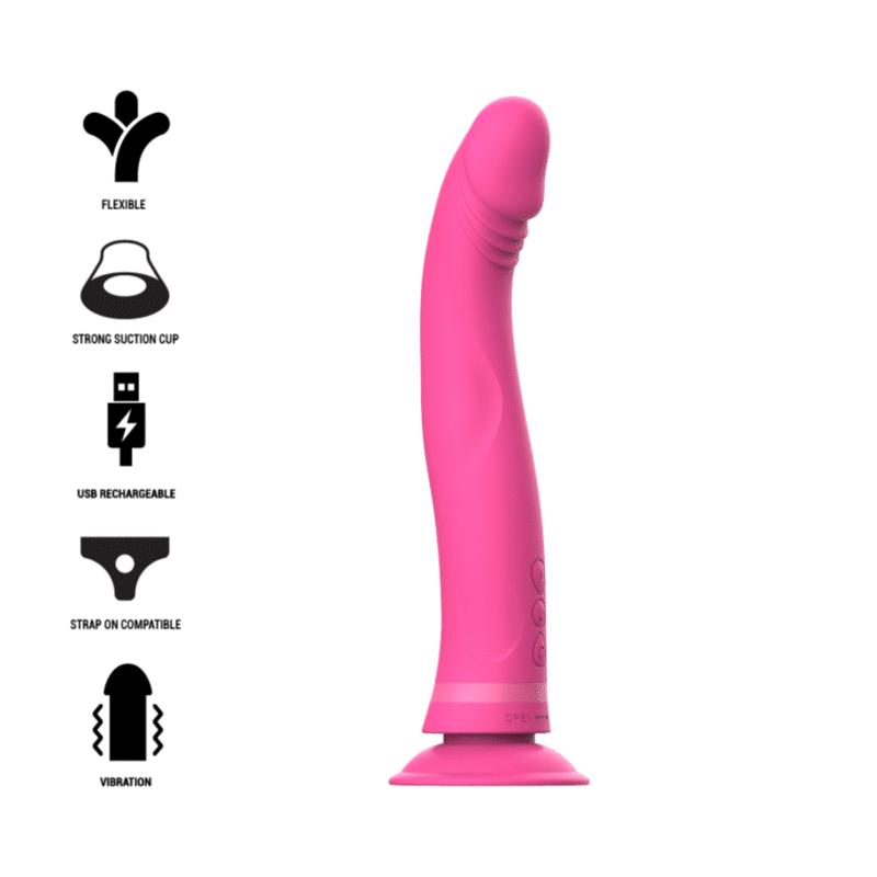 INTENSE - MICHELANGELO DILDO VIBRATOR SILICONE PINK