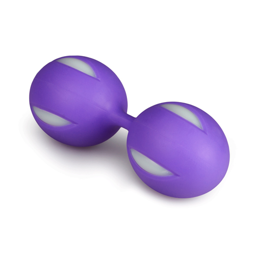 Wiggle Duo Kegel Ball - Purple/White