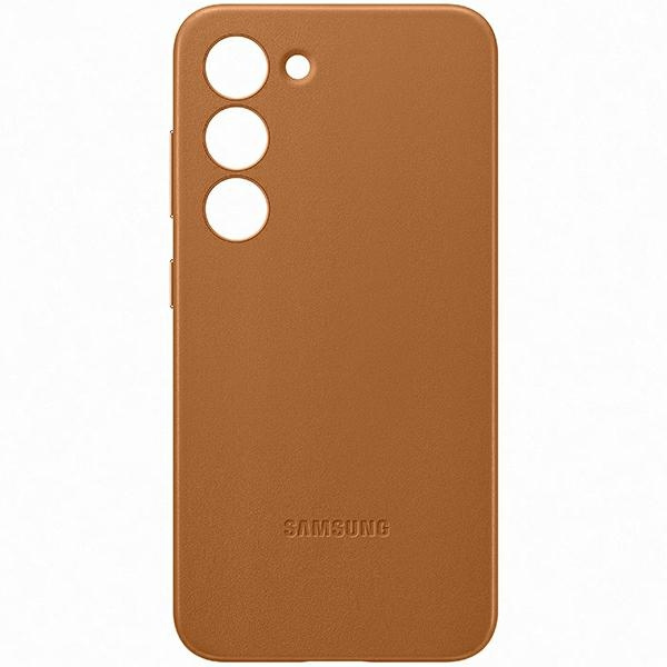 Samsung Galaxy S23+ Plus EF-VS916LA Leather Cover Camel