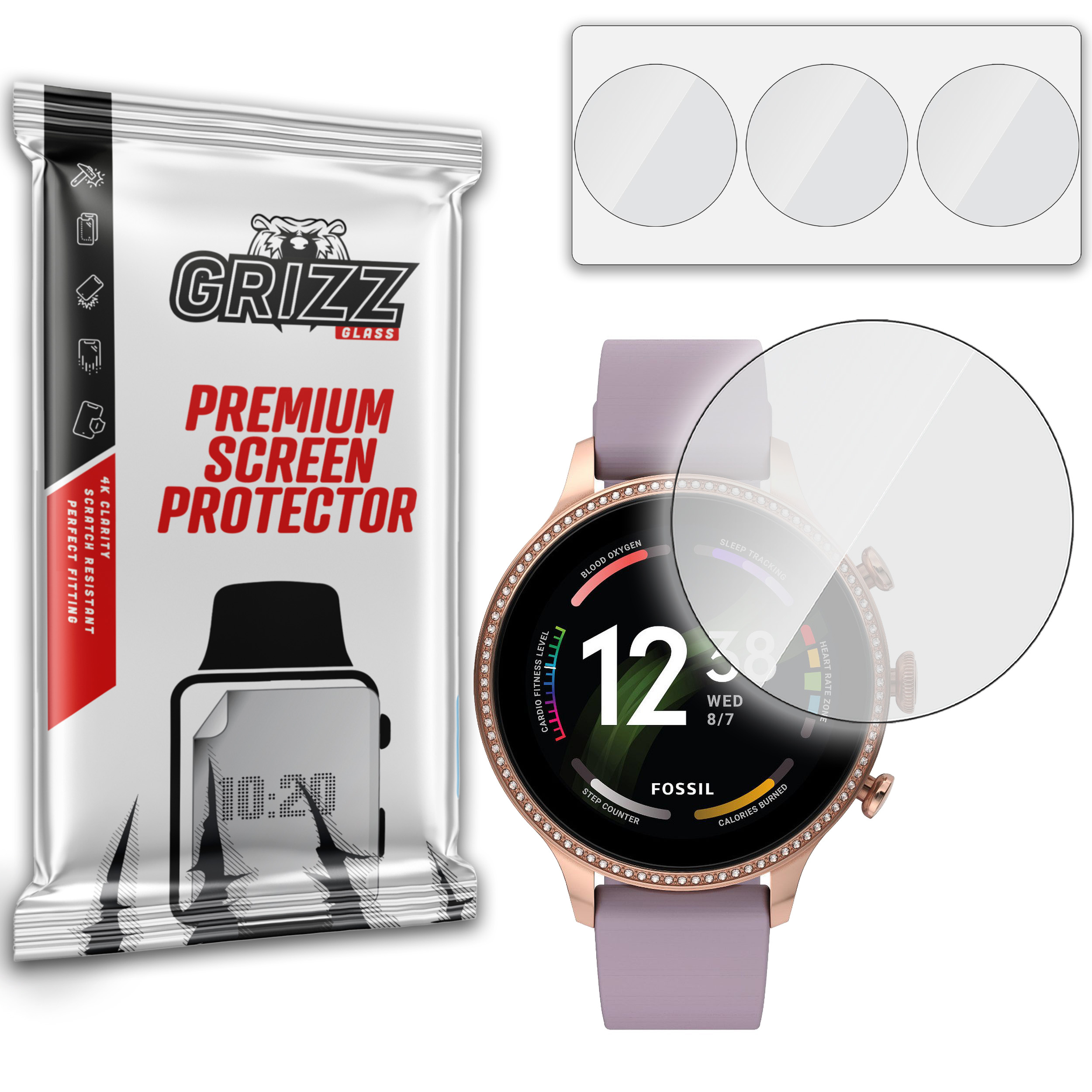 GrizzGlass Hydrofilm Universal for watch 36mm