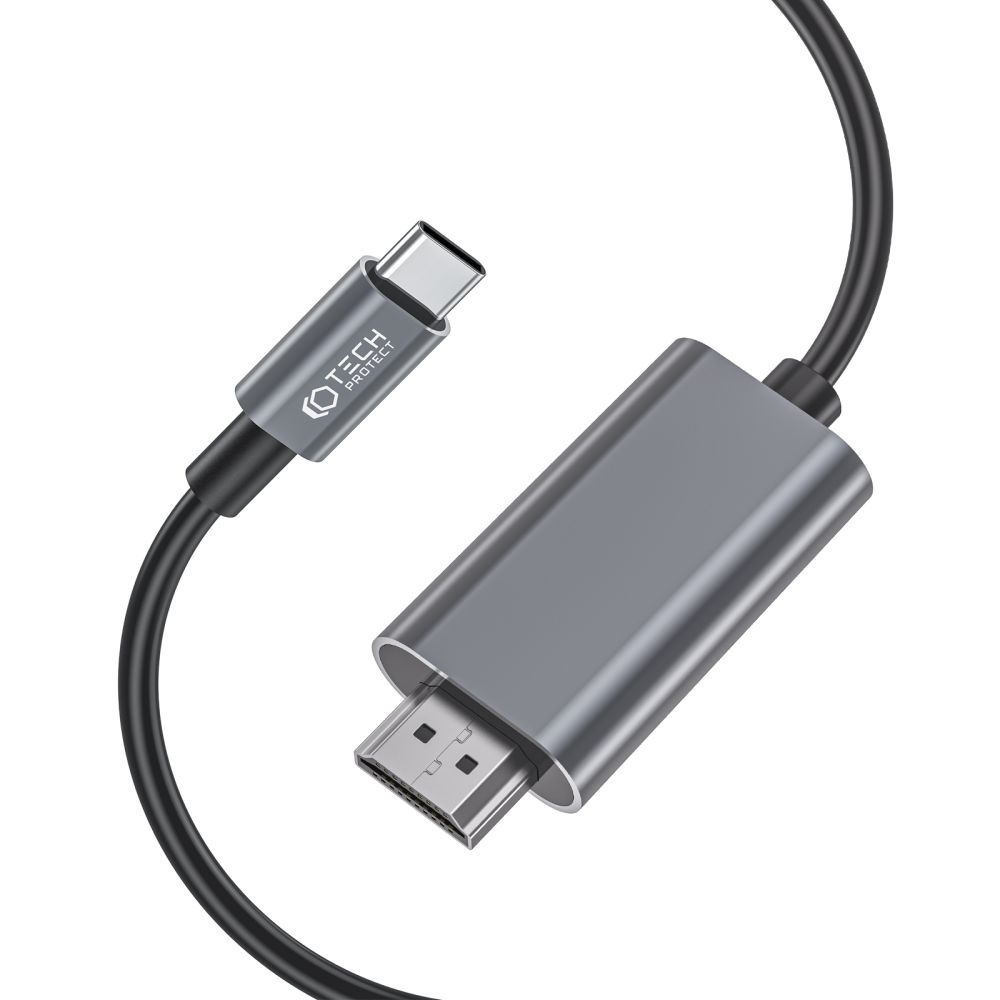 Tech-protect Ultraboost USB-C/HDMI Cable 4K 60hz 200cm Black