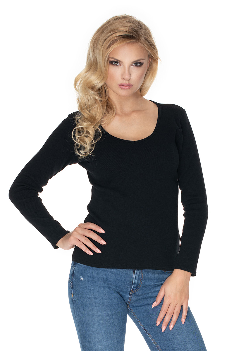  Blouse model 134582 PeeKaBoo  black