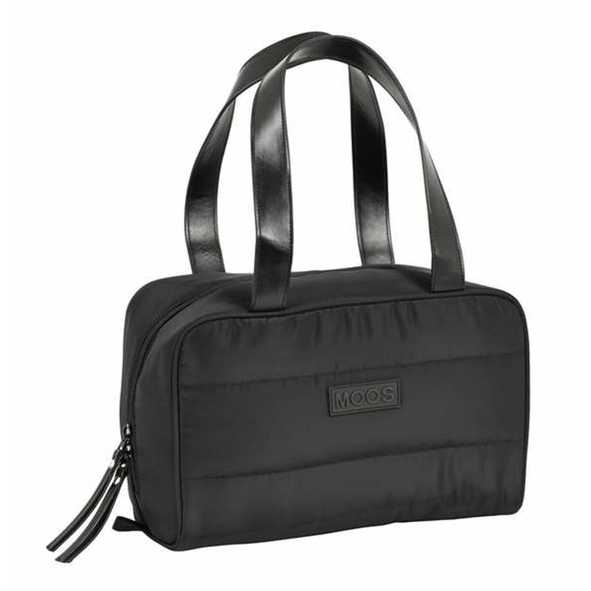 School Toilet Bag Moos Negro Black Padded 31 x 14 x 19 cm