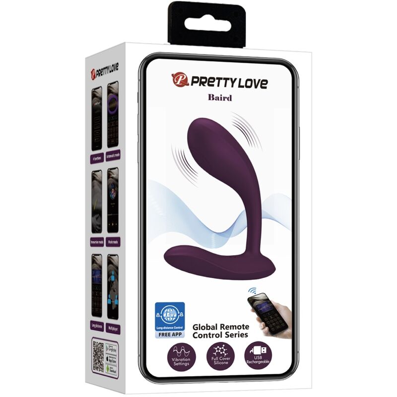 PRETTY LOVE - BAIRD G-SPOT 12 VIBRATIONS RECHARGEABLE LILA APP PRETTY LOVE - BAIRD G-SPOT 12 VIBRATIONS RECHARGEABLE LILA APP