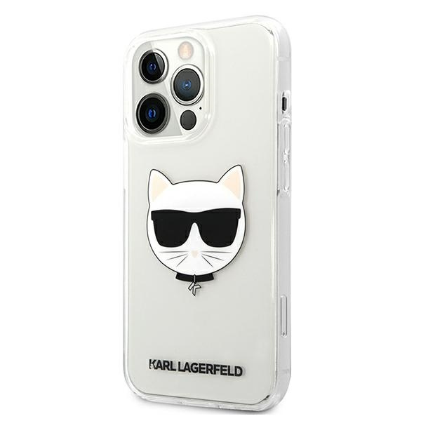 Karl Lagerfeld KLHCP13XCTR Apple iPhone 13 Pro Max hardcase transparent Choupette Head