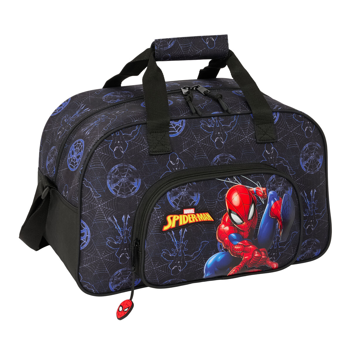 Sports bag Spider-Man Attack Black 40 x 24 x 23 cm