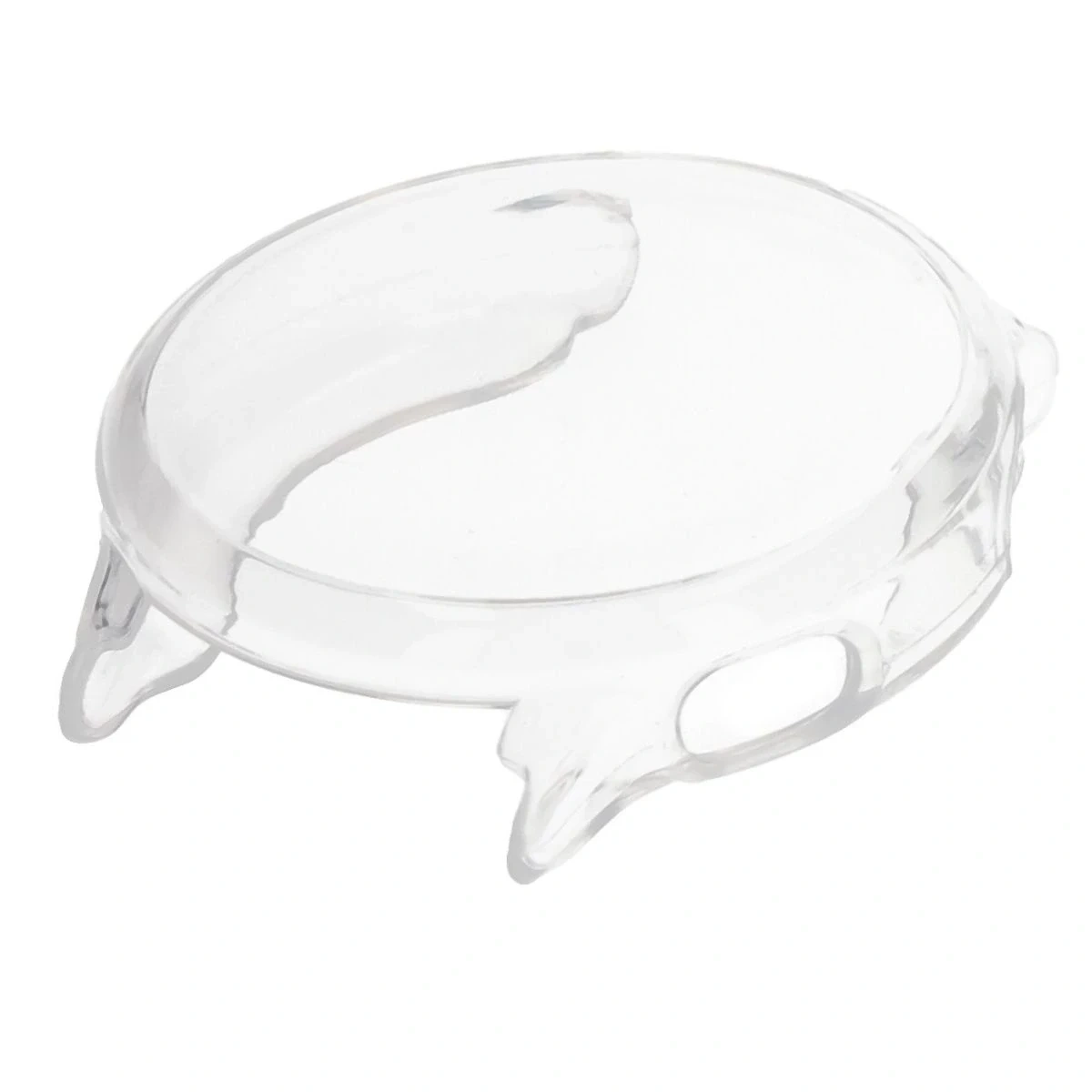 Etui z osłoną ekranu Bizon Case Watch Felipe do Garmin Vivoactive 6 przeźroczyste