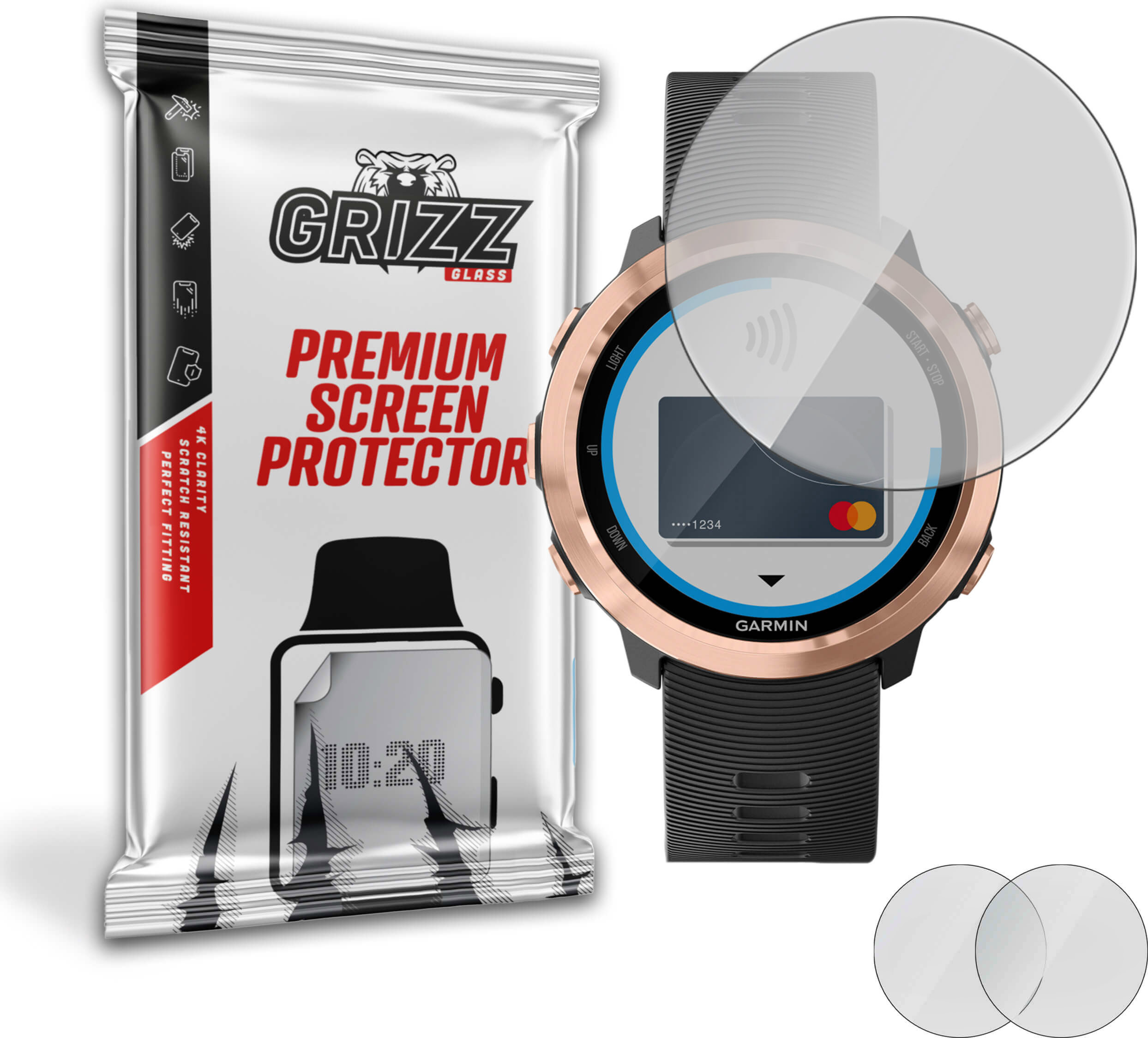 GrizzGlass PaperScreen Garmin Forerunner 645