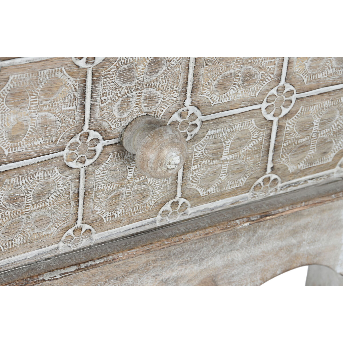 Occasional Furniture DKD Home Decor White Brown Mango wood 91 x 42 x 81 cm