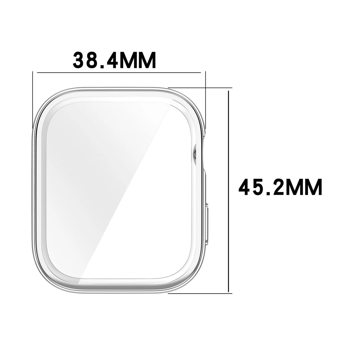 Bizon Case Watch Felipe Huawei Watch Fit 3 silver