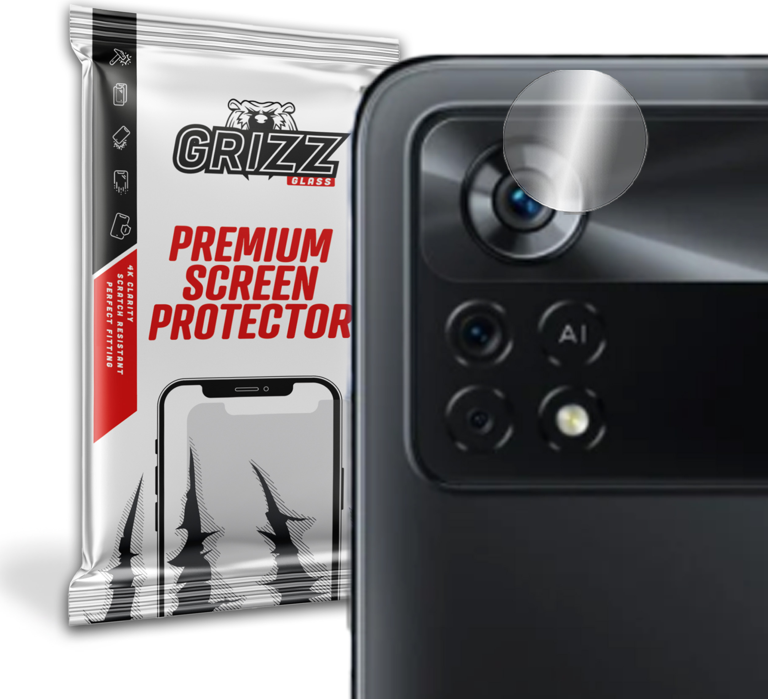 GrizzGlass HybridGlass Camera Xiaomi POCO X4 Pro