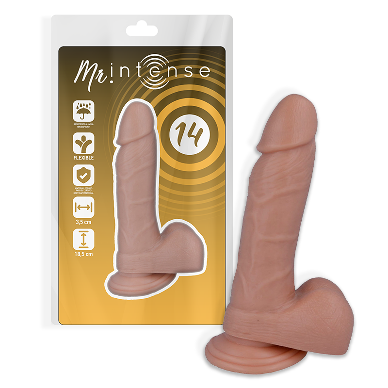MR INTENSE - 14 REALISTIC COCK 18.5 -O- 3.8CM