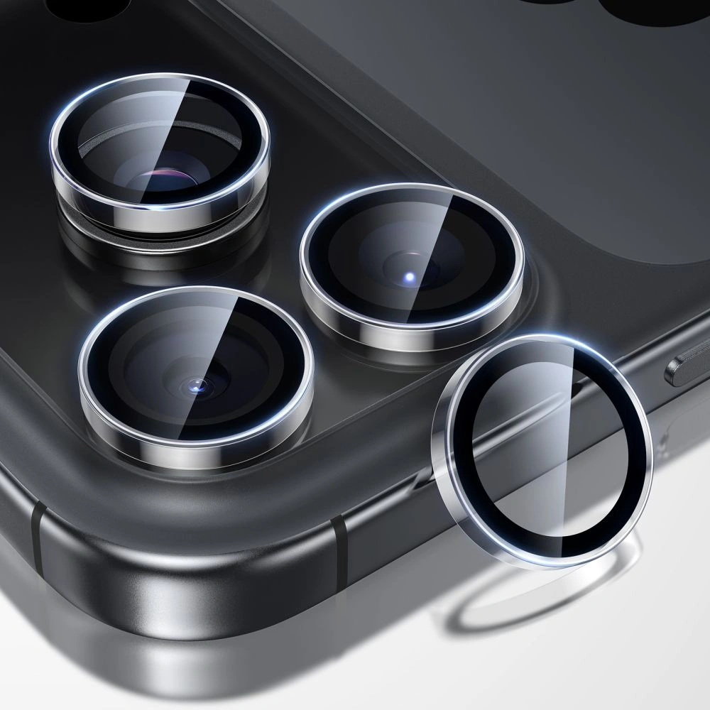 Osłona na aparat ESR Armorite Camera Protector do Apple iPhone 14 Pro / 14 Pro Max / 15 Pro / 15 Pro Max / 16 Pro / 16 Pro Max / 17 Pro / 17 Pro Max Clear