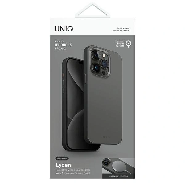 UNIQ Lyden DS Apple iPhone 15 Pro Max Magclick Charging washed blue-black