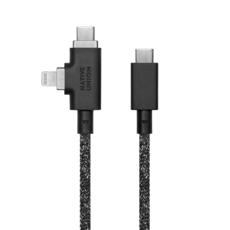 Kabel Native Union Belt Cable Duo Pro 240W USB-C / USB-C + Lightning, 2.4m (cosmos)