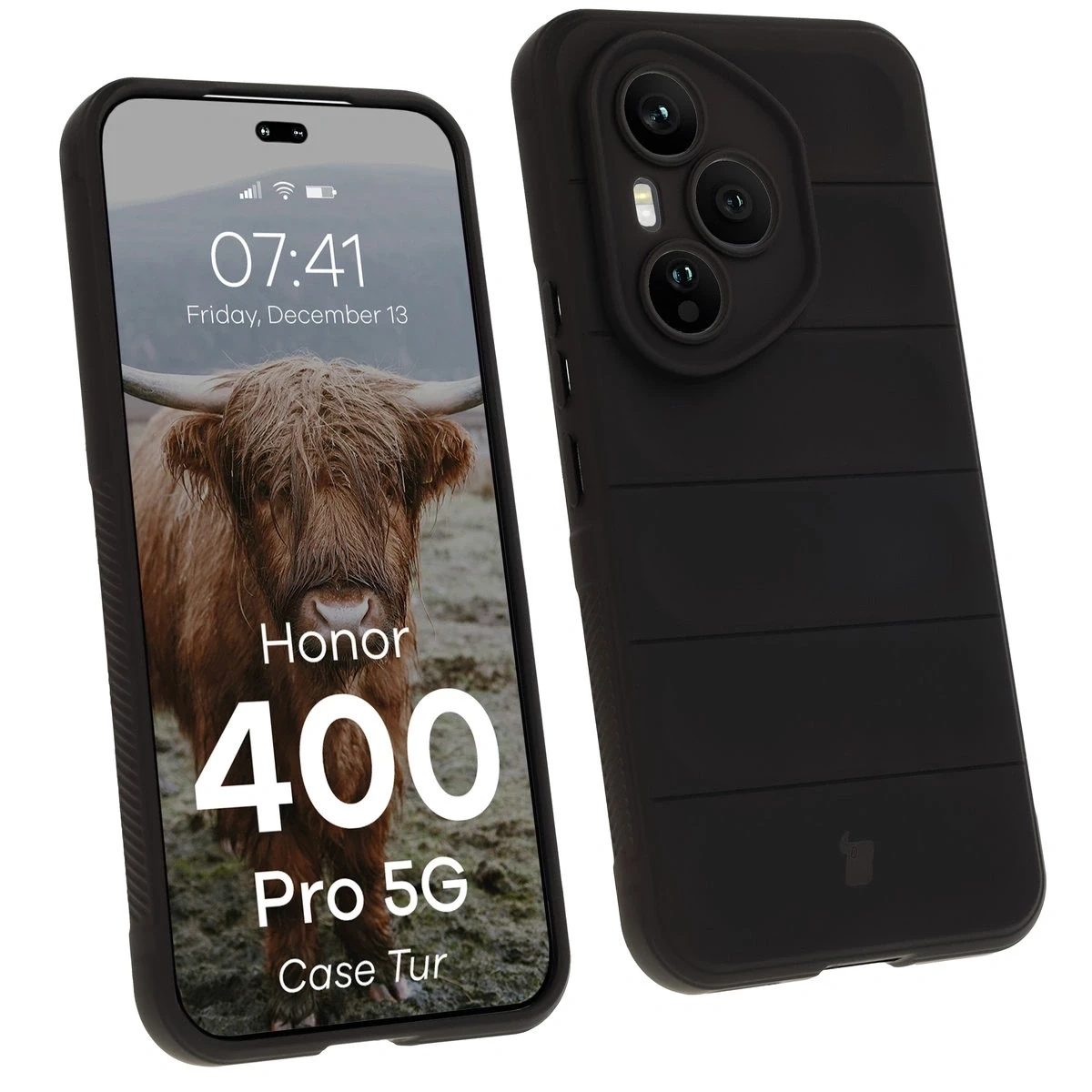 Pancerne etui Bizon Case Tur do Honor 400 Pro czarne