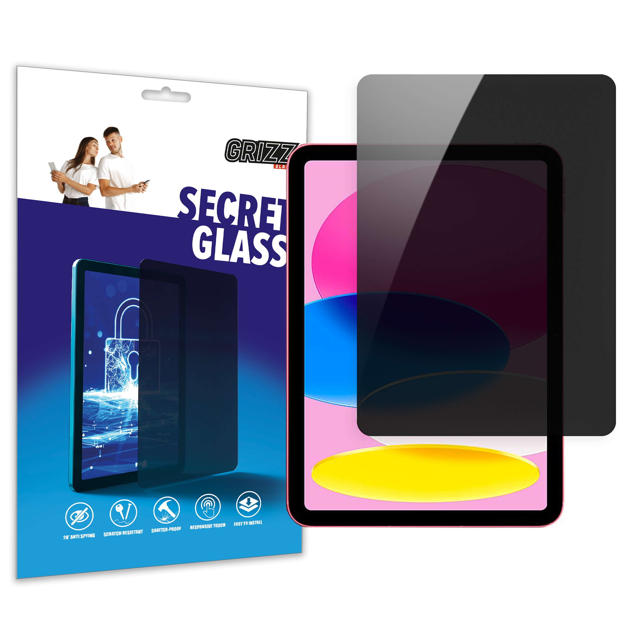 GrizzGlass SecretGlass Apple iPad (10 gen)