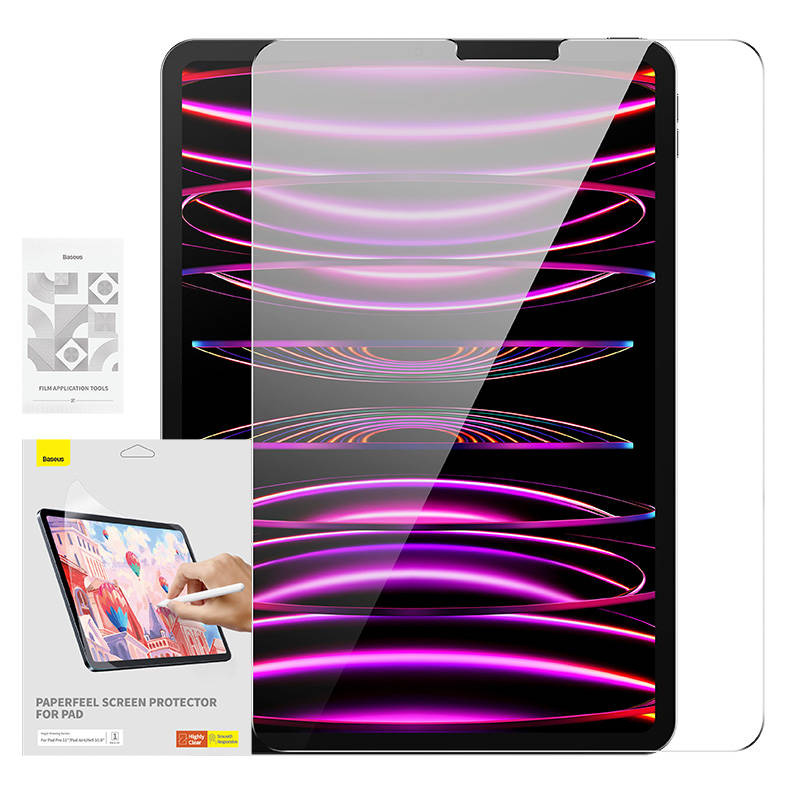 Baseus Paperfeel Screen Protector Apple iPad Air 10.9 2020/2022 (4, 5 gen)/iPad Pro 11 2018/2020/2021/2022 (1, 2, 3, 4 gen) Clear