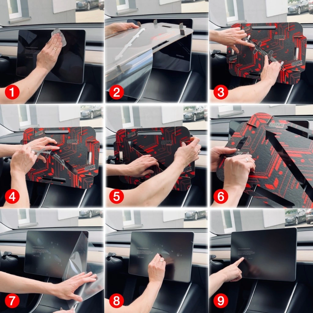 Matte GrizzGlass CarDisplay Easy Mercedes C Klasa W206 2021-2024