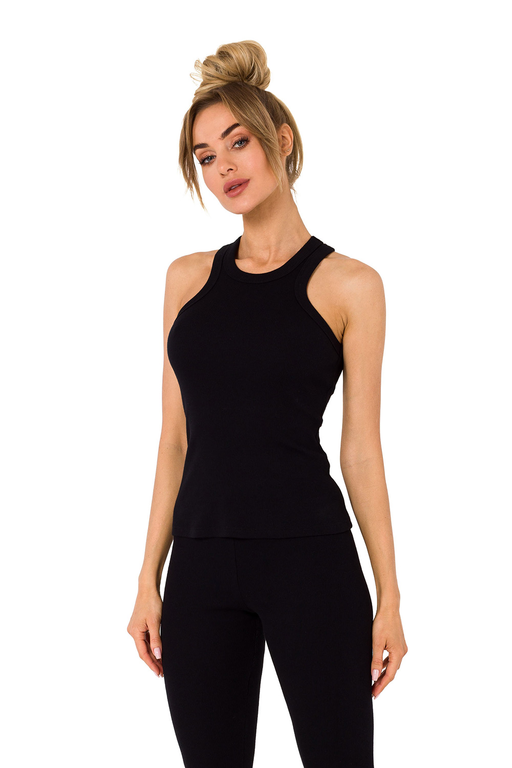 Boxer Bluse model 177577 Moe schwarz Damen
