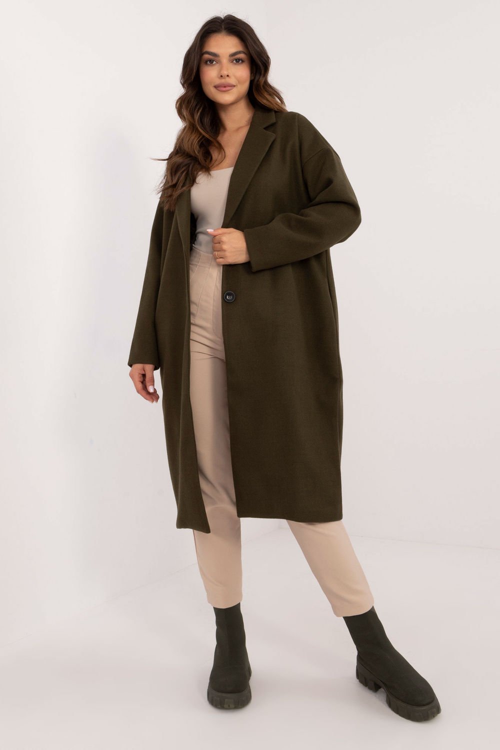  Coat model 201357 Och Bella  green