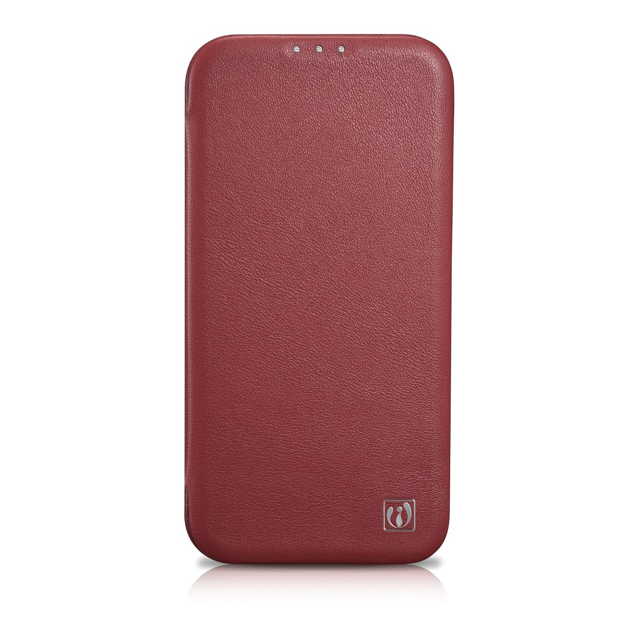 iCarer CE Premium Leather Folio MagSafe Apple iPhone 14 Pro Max red