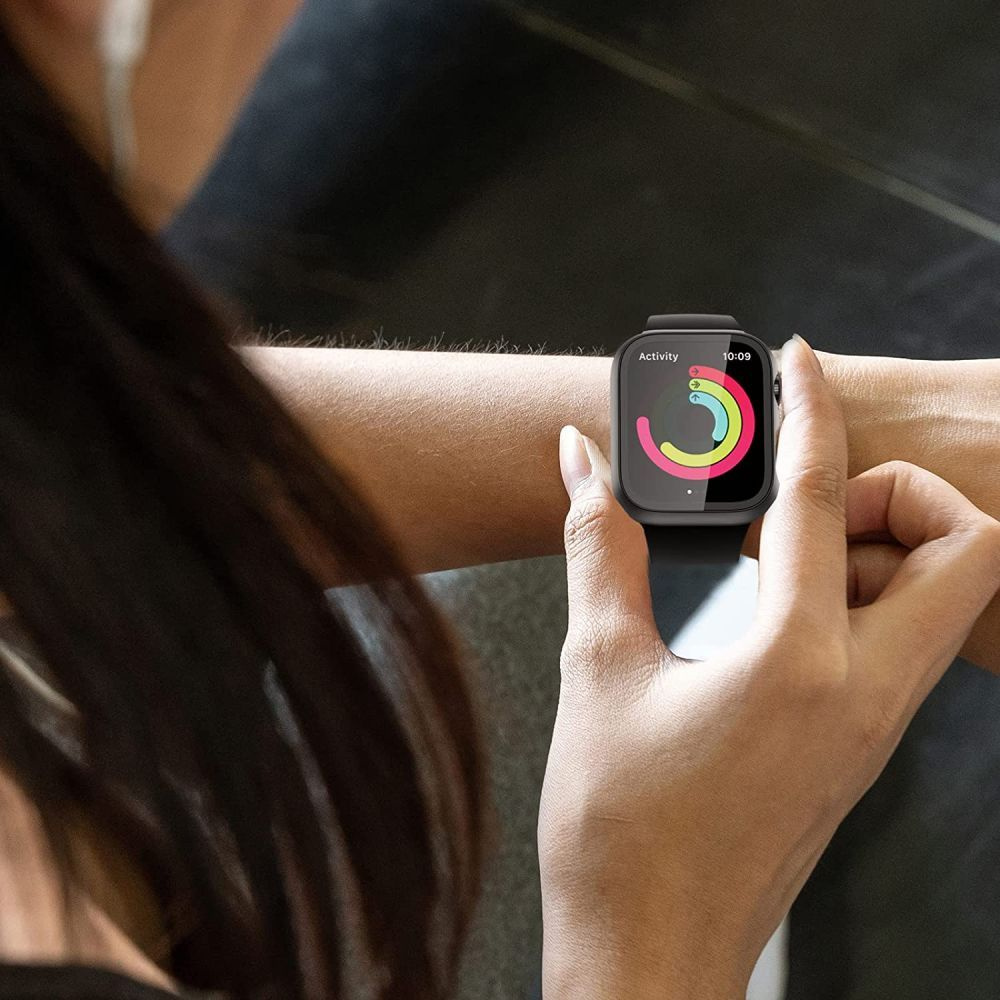 Tech-protect Defense360 Apple Watch 4/5/6/7/8/9/SE 44/45mm Black/orange