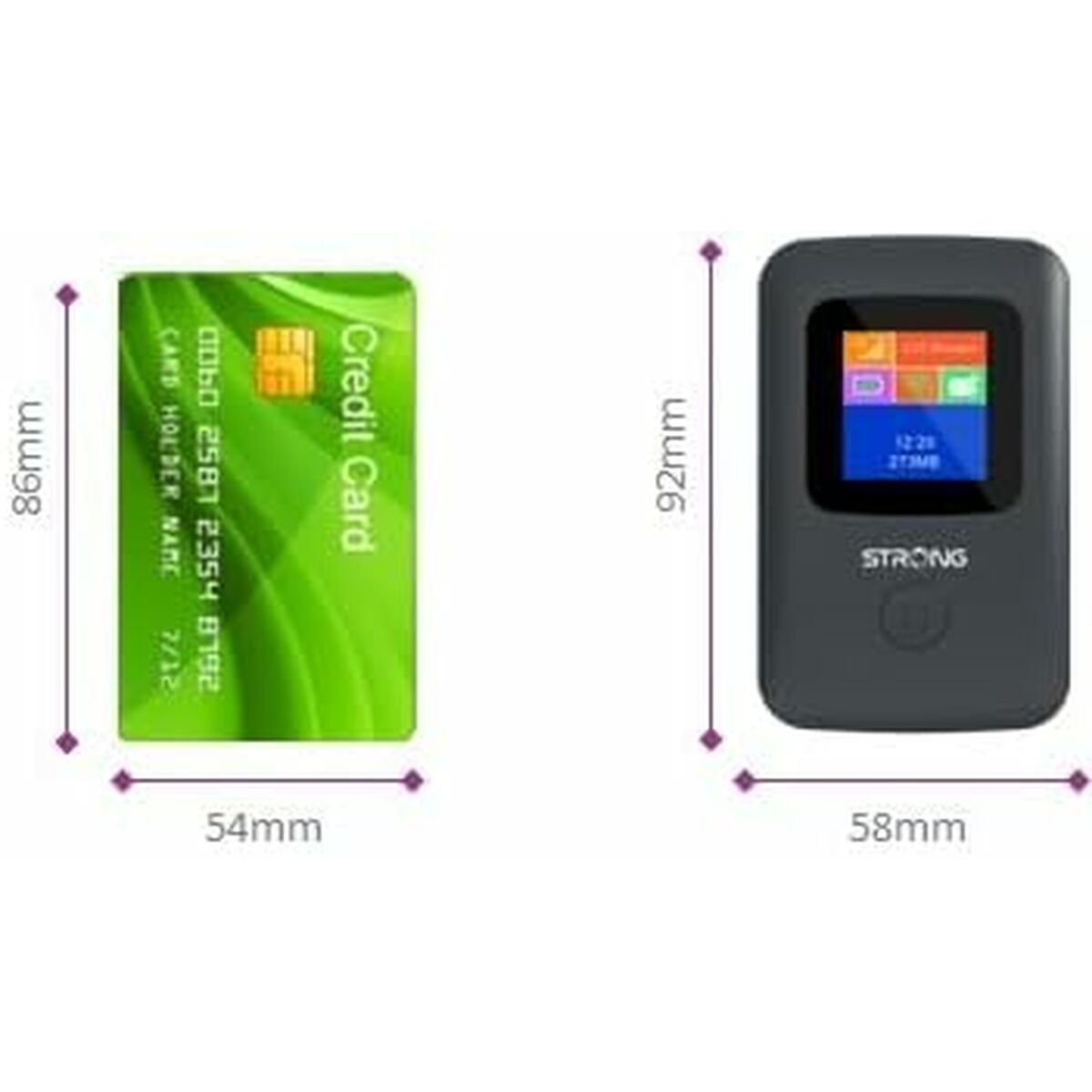 Router STRONG 4GMIFI150D Black