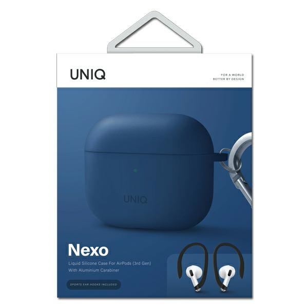 UNIQ Nexo Apple AirPods 3 + Ear Hooks Silicone blue