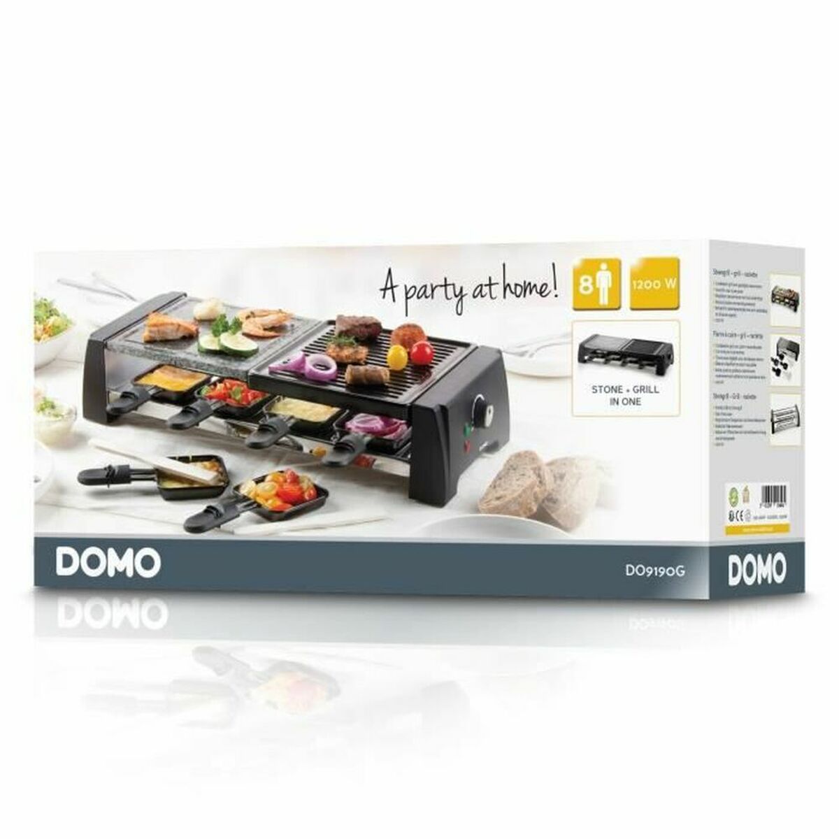Electric Barbecue DOMO DO9190G 1200W