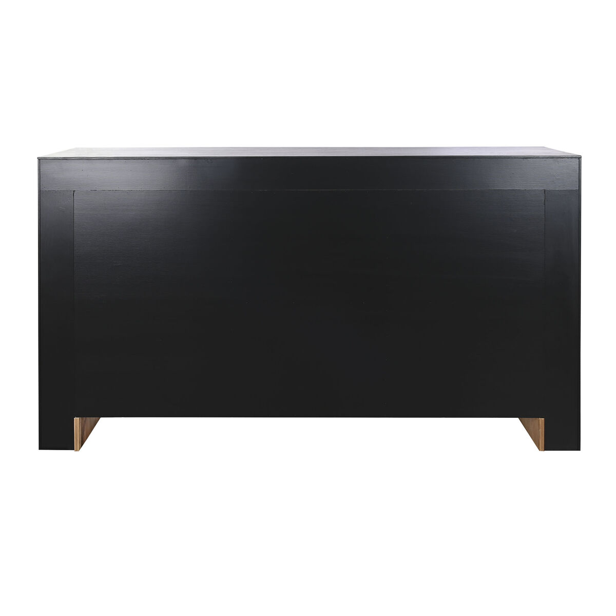 Sideboard DKD Home Decor Brown Black Pinewood Recycled Wood 182 x 50 x 107