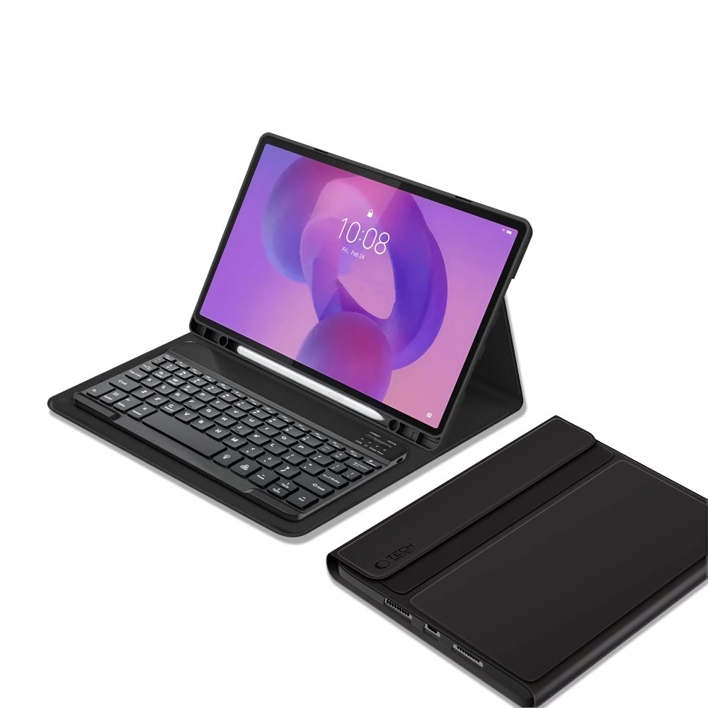 Etui Tech-Protect SmartCase Pen + Keyboard do Lenovo Idea Tab Plus 12.1 TB-361 Black