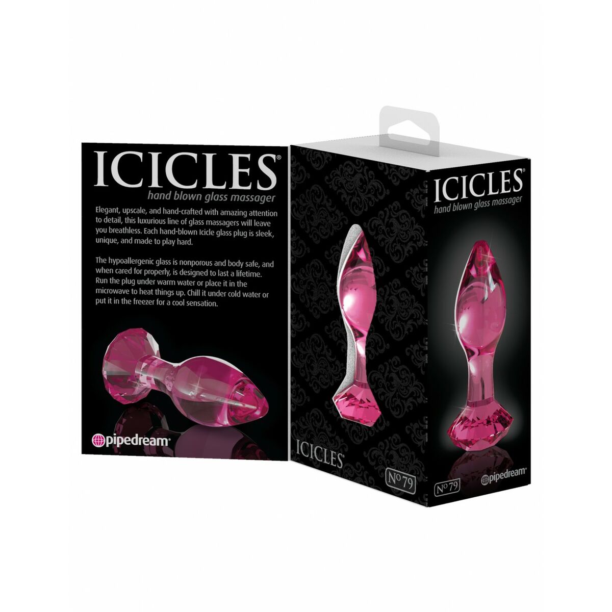 Anal plug Pipedream Icicles Pink