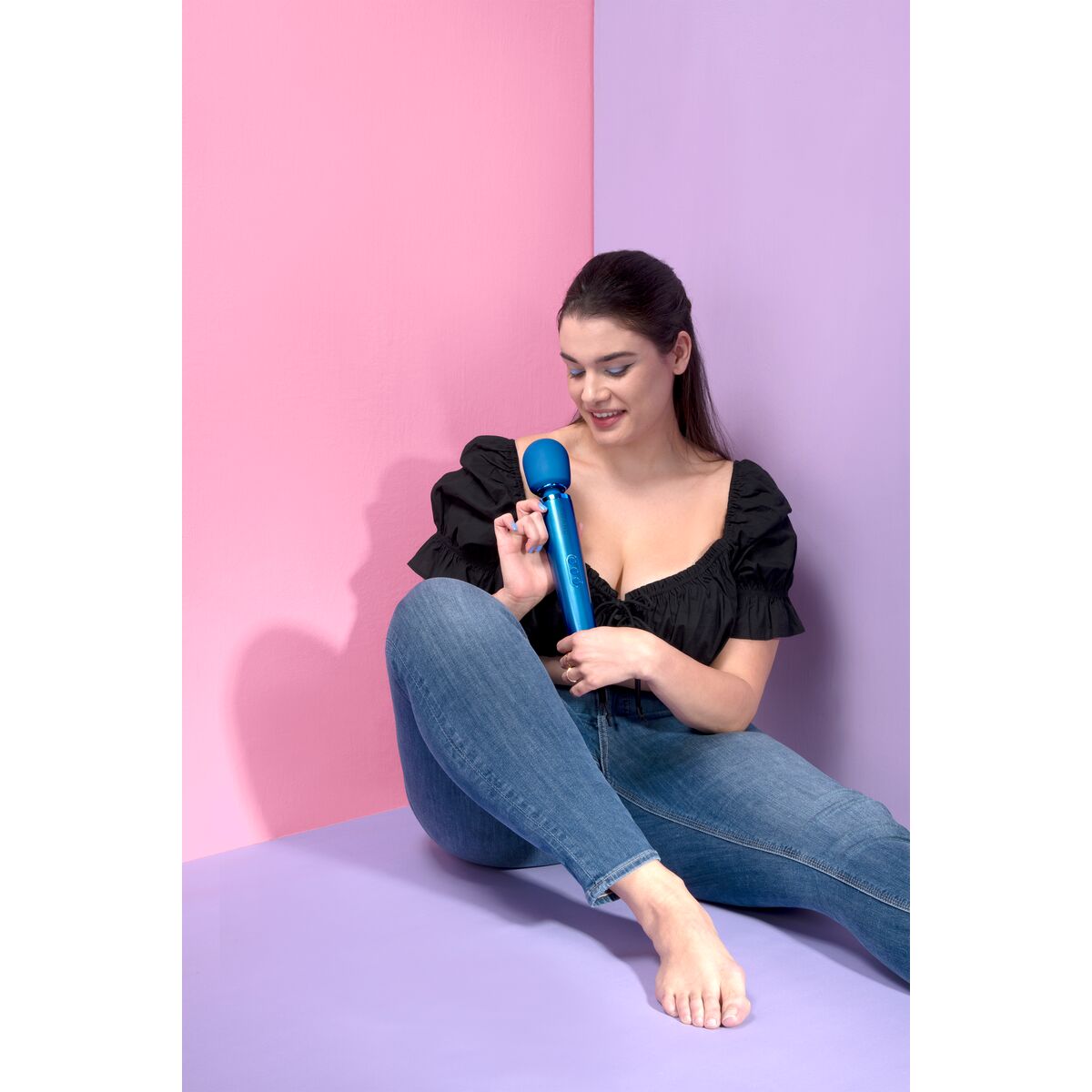 PalmPower-Recharge Wand Massager Le Wand Pacific Blue PalmPower-Recharge Wand Massager Le Wand Pacific Blue