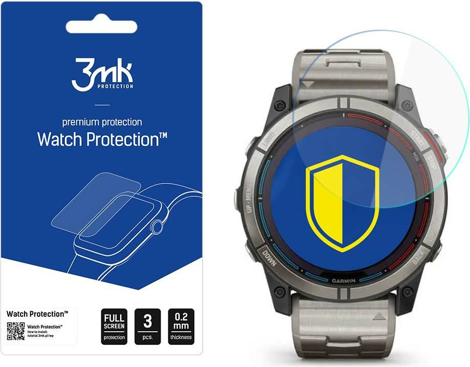 3MK FlexibleGlass Watch Protection Garmin Quatix 7X