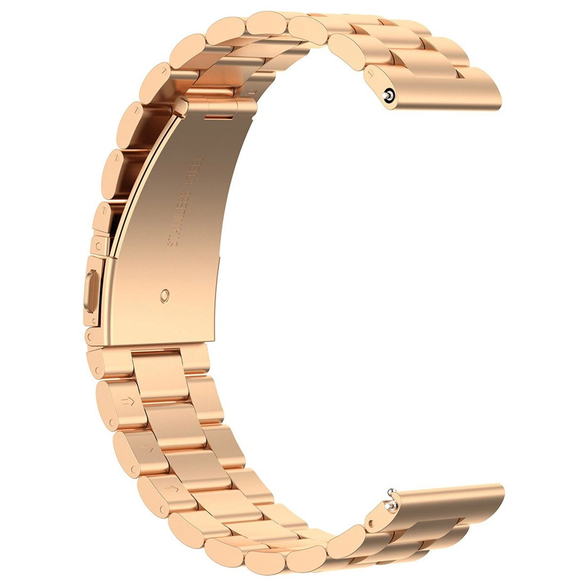 Bizon Strap Watch Aura Smartwatch 18 mm różowozłoty