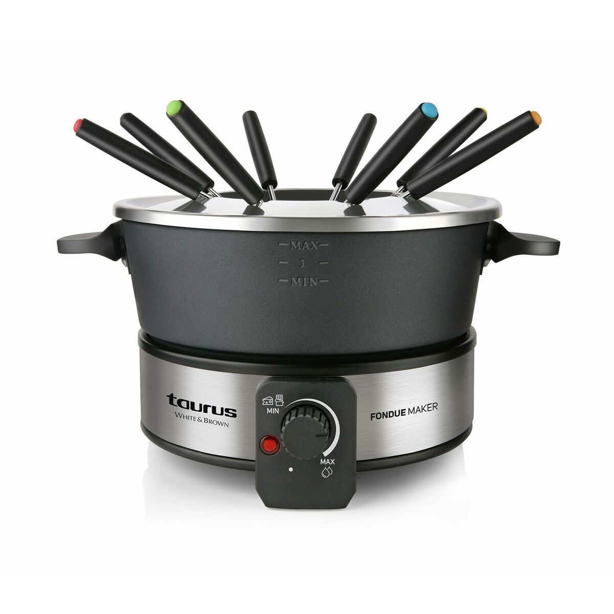 Fondue Taurus FF2 Black Silver 1000 W Fondue Taurus FF2 Black Silver 1000 W