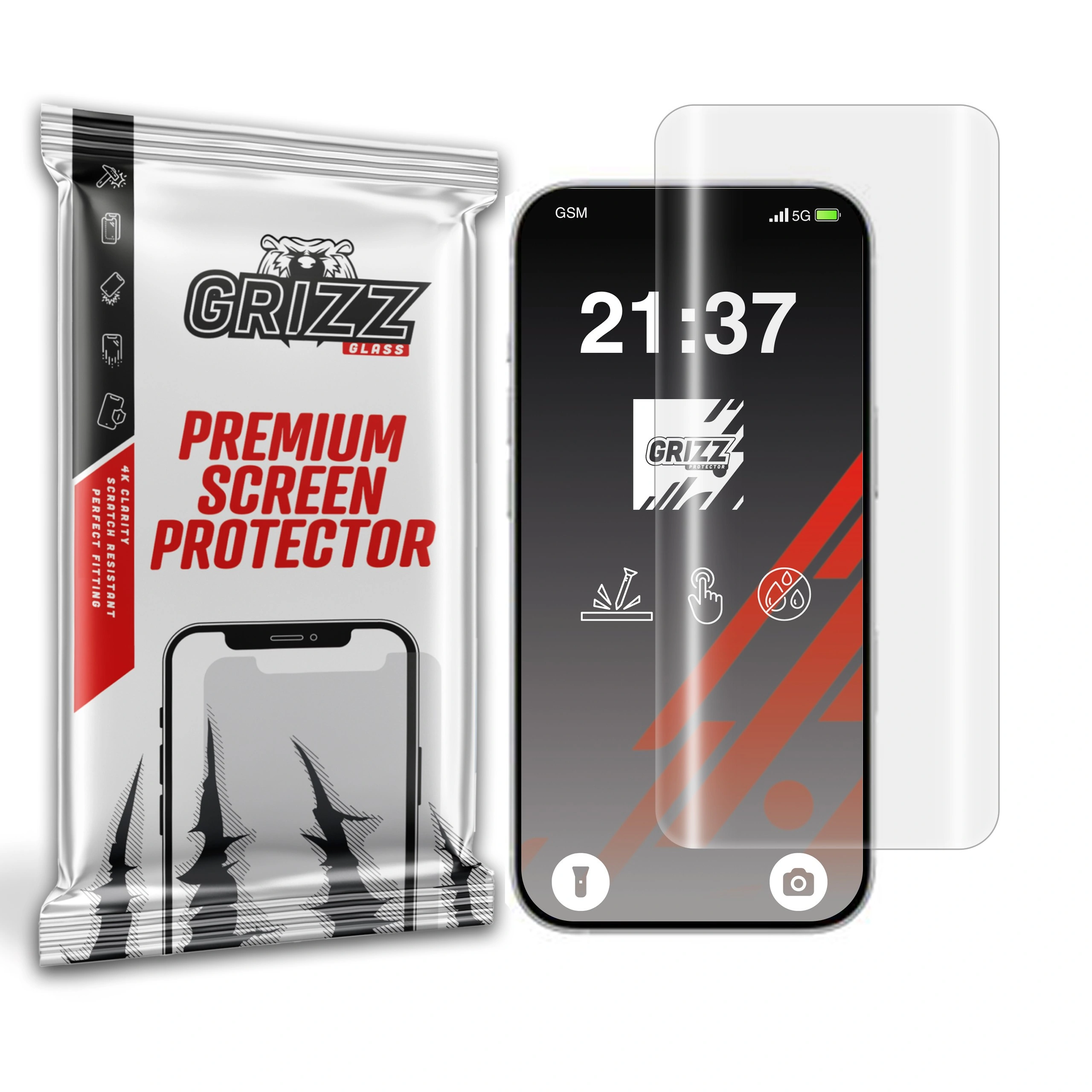 GrizzGlass Hydrofilm Apple iPhone 16 Pro