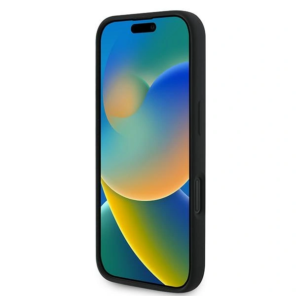 Etui Karl Lagerfeld KLHMP16MSKCHPPLK Apple iPhone 16 Plus hardcase Silicone Double Heads Print MagSafe czarny